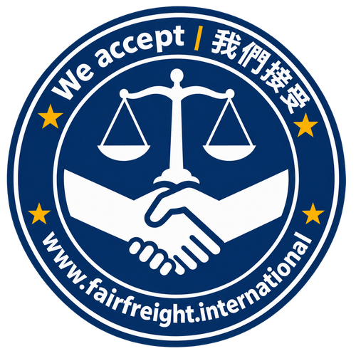 We accept FairFreight